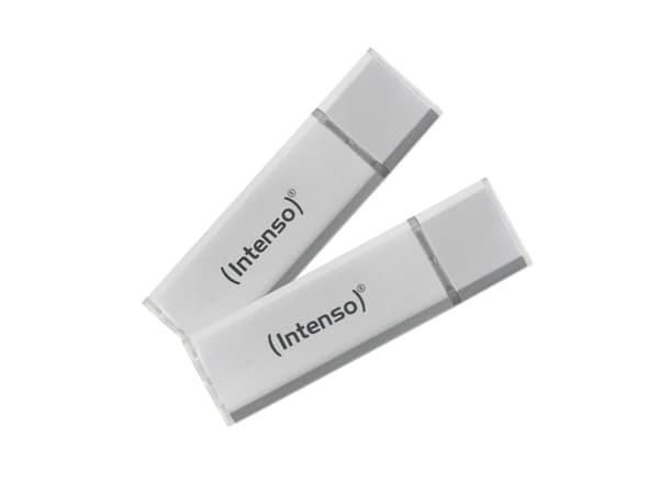 Intenso Ultra Line 2 x 32GB, 32 GB, USB Type-A, 3.2 Gen 1 (3.1 Gen 1), 70 MB/s, Med lokk, Sølv
