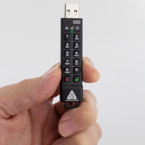 Apricorn Aegis Secure Key 3NX USB-minne 16 GB USB Typ-A 3.2 Gen 1 (3.1 Gen 1) Svart