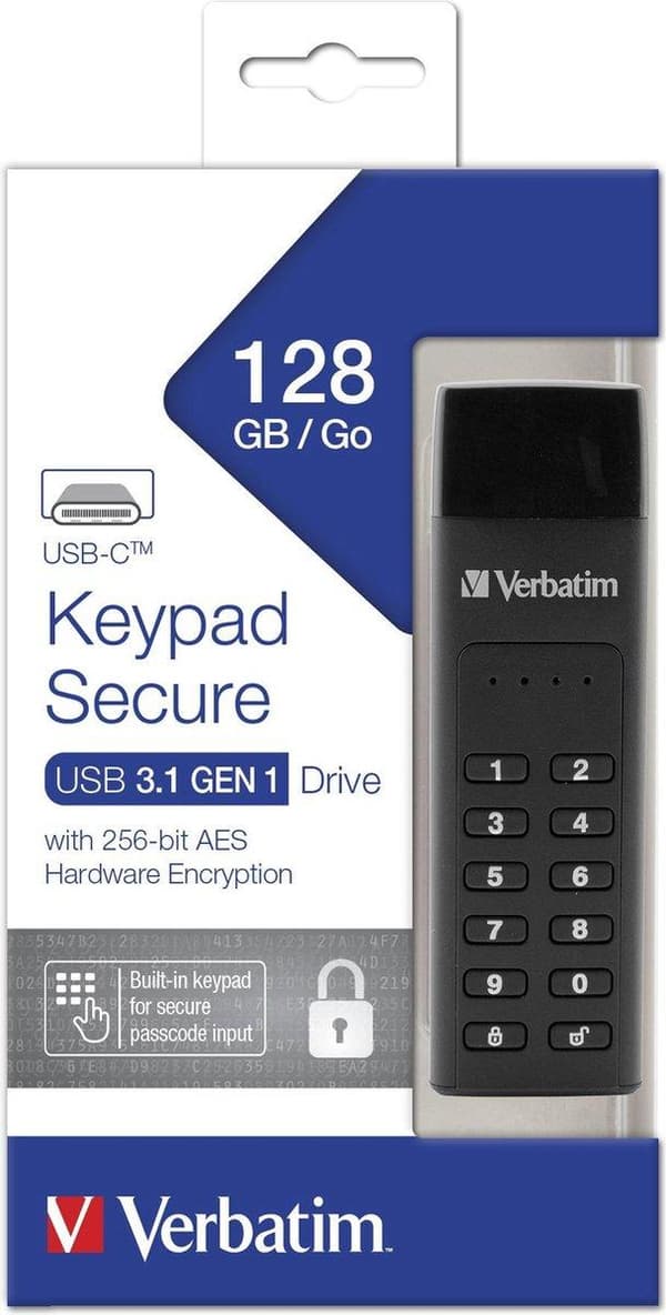 Verbatim 49432 USB-minne 128 GB USB Type-C 3.0 (3.1 Gen 1) Svart