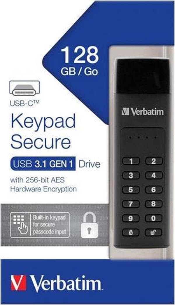Verbatim 49432 USB-minne 128 GB USB Type-C 3.0 (3.1 Gen 1) Svart
