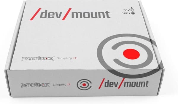 PATCHBOX DevMount, 1U quick click burmøtrik