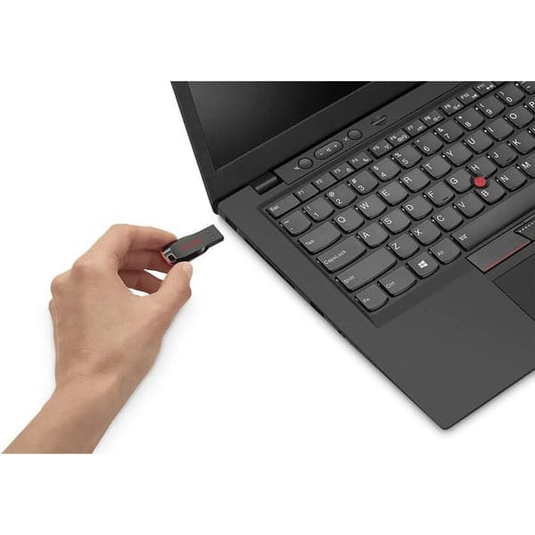 USB-sticka, Cruzer Blade, 32GB, USB 2.0, Svart, SanDisk