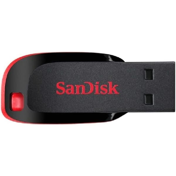 USB-sticka, Cruzer Blade, 32GB, USB 2.0, Svart, SanDisk