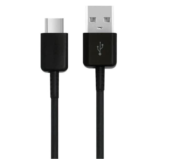 SiGN Skin USB-A till USB-C, 3A, 1.2m - Svart