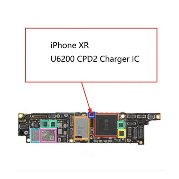 U6300 NXP 1612A1 USB Laddning IC - iPhone 8/8 Plus/X/XS/XR/XS Max