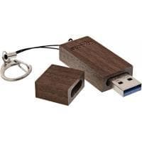 InLine Woodstick USB3.0k - USB-tikku - 128 Gt (35065 W) musta, Hopea