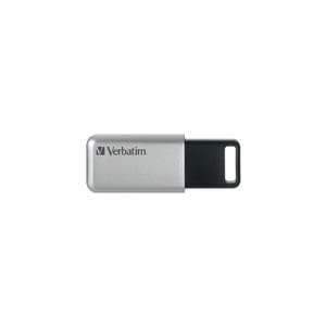 Verbatim Store 'n' Go Secure Pro - USB-muistitikku - Salattu - 64 Gt - USB 3.0 musta, Harmaa