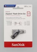 Miniatyrbild 6 av 7: SanDisk iXpand™ Flash Drive Go USB-minne smartphone/surfplatta Svart, Silver 128 GB USB 3.2 Gen 1 (USB 3.0), Apple Lightning