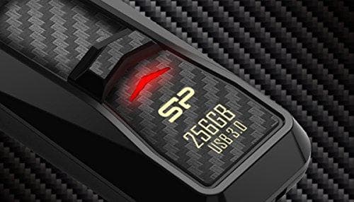 Silicon Power 64GB Blaze B50 USB 3.1 superspeed flashdrev Sort