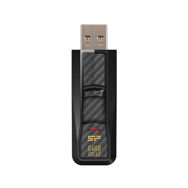 Silicon Power 64 Gt Blaze B50 USB 3.1 superspeed flash -asema Musta musta