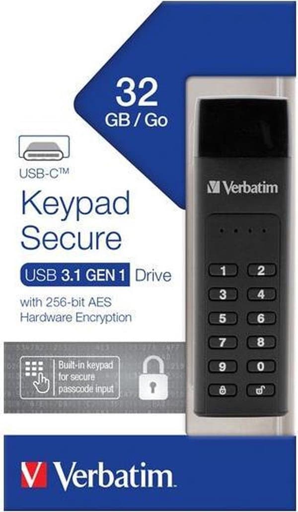 Verbatim 49430 USB-minne 32 GB USB Type-C 3.0 (3.1 Gen 1) Svart