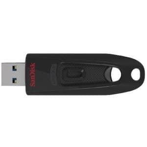 SanDisk Ultra - USB-flashdrev - 256GB - USB 3.0 Sort