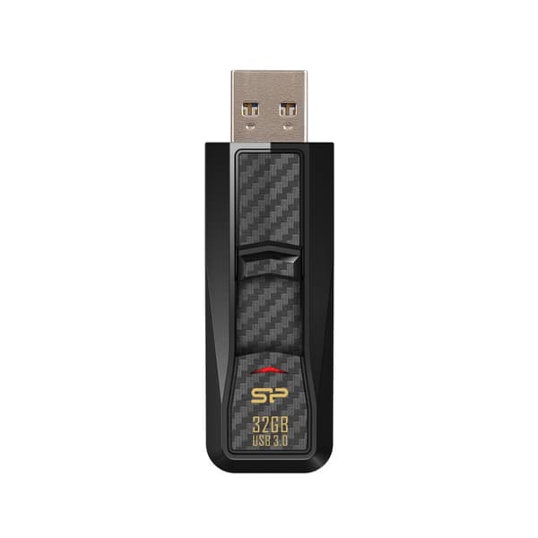 Silicon Power 32GB Blaze B50 USB 3.1 superspeed flashdrev Sort Sort