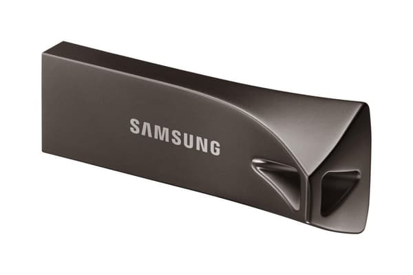 Samsung BAR Plus MUF-128BE4 - USB-minne - 128 GB - USB 3.1 Gen 1 - titangrå