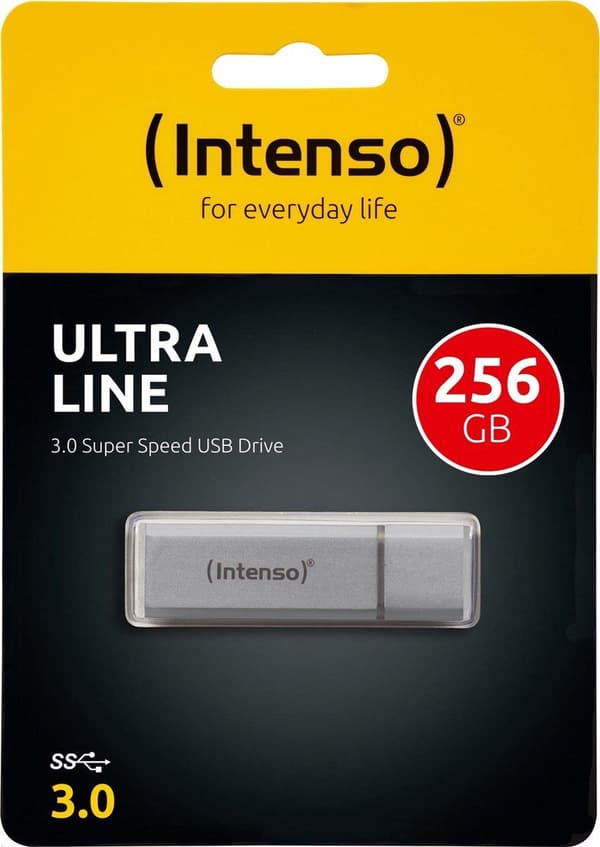 Intenso Ultra Line USB-minne 256 GB USB 3.2 Gen 1 (USB 3.0) Silver 3531492