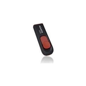 ADATA Classic Series C008 - USB-minne - 16 GB - USB 2.0 - svart, röd Svart, Röd