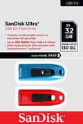Miniatyrbild 2 av 4: SanDisk Ultra - USB-minne - 32 GB - USB3.0 (paket med 2) (SDCZ48-032G-G462)
