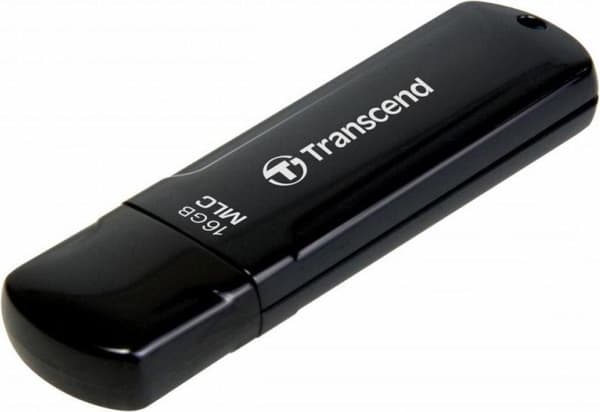 Transcend JetFlash 750, 16GB 16GB USB 3.0 sort USB-flashdrev