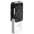 Miniatyrbillede 5 af 10: Silicon Power C31 Dual USB USB-A / USB-C USB stick - 64GB - Sort