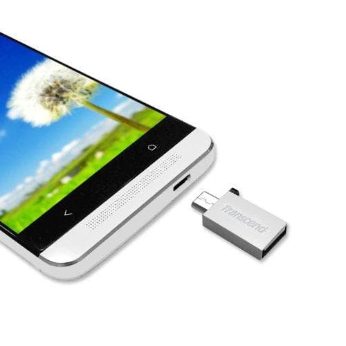Transcend JetFlash Mobile 380 - USB-minne - 32GB - USB2.0 - Silver (TS32GJF380S)