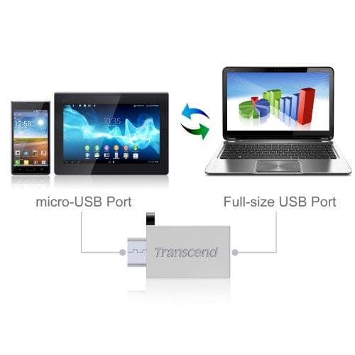 Transcend JetFlash Mobile 380 - USB-minne - 32GB - USB2.0 - Silver (TS32GJF380S)