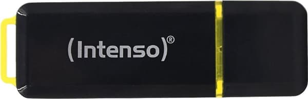 Intenso High Speed ​​​​Line USB-minne 64 GB USB 3.2 Gen 2 (USB 3.1) Svart, Gul 3537490 Svart, Gul