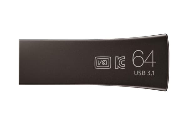 Samsung BAR Plus USB-minne 64 GB USB 3.2 Gen 2 (USB 3.1) Titangrå MUF-64BE4/APC