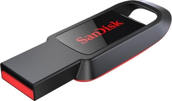 SanDisk Cruzer Spark | 64GB | USB 2.0A - USB-minne Svart, Röd