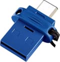 Miniatyrbild 3 av 6: Verbatim Dual - USB-Stick 3.0 64 GB - USB-C / USB-A - Blå