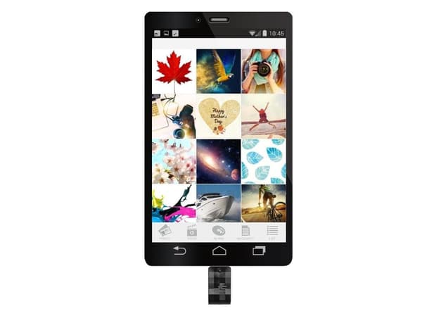 Silicon Power C31 Dual USB USB-A / USB-C USB stick 16GB - Sort