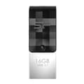 Miniatyrbillede 1 af 8: Silicon Power C31 Dual USB USB-A / USB-C USB stick 16GB - Sort