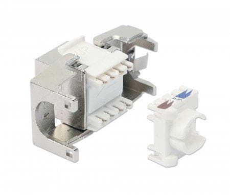 Intellinet - Netværksstik - RJ-45 (F) - STP - CAT 8.1 - IEEE 802.3bt - Keystone-stik
