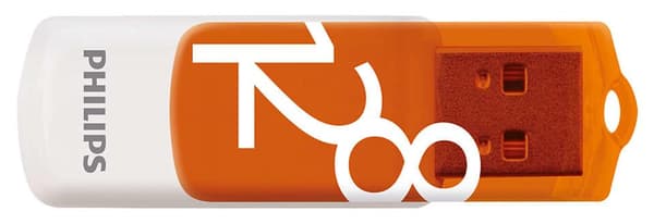 Philips FM12FD05B - ​​​​USB 2.0 128 GB - Vivid - Orange