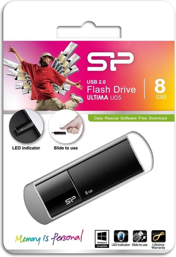 Silicon Power Ultima U05 - USB-minne - 8 GB