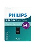 Miniatyrbild 3 av 3: Philips FM64FD90B - USB 3.0 64GB - Pico - Svart