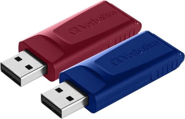 Verbatim 49327 USB-flashdrev 32 GB USB Type-A 2.0 Blå, Rød Blå, Rød