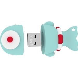 EMTEC Animalitos Marine Range M337 Sailor Whale - USB-minne - 16GB - USB2.0 (ECMMD16GM337) Blå