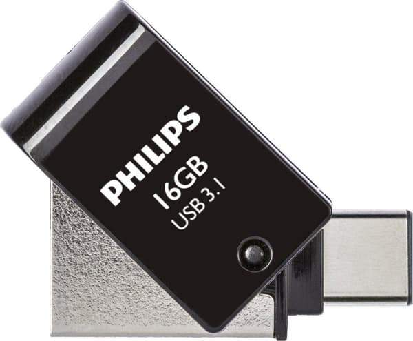 Philips 2 i 1 USB stick 3.1/USB C - 16GB - FM16DC152B