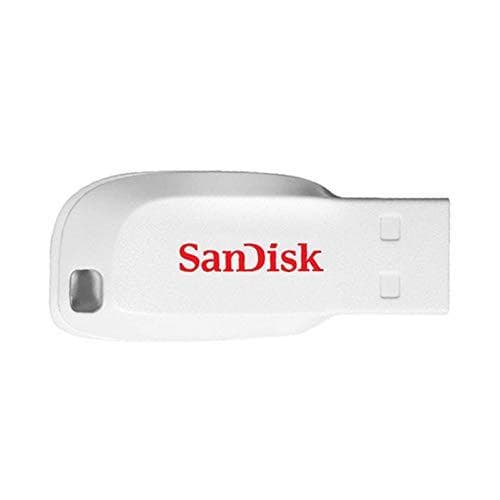 SanDisk Cruzer Blade - USB-flashdrev - 16GB - USB2.0 - hvid (SDCZ50C-016G-B35W)