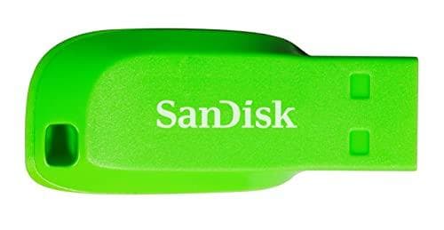 SanDisk Cruzer Blade - USB-minne - 32GB - USB 2.0 - Electric Green Grön