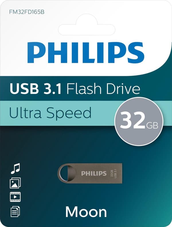 Philips FM32FD165B - USB 3.1 32GB - Måne