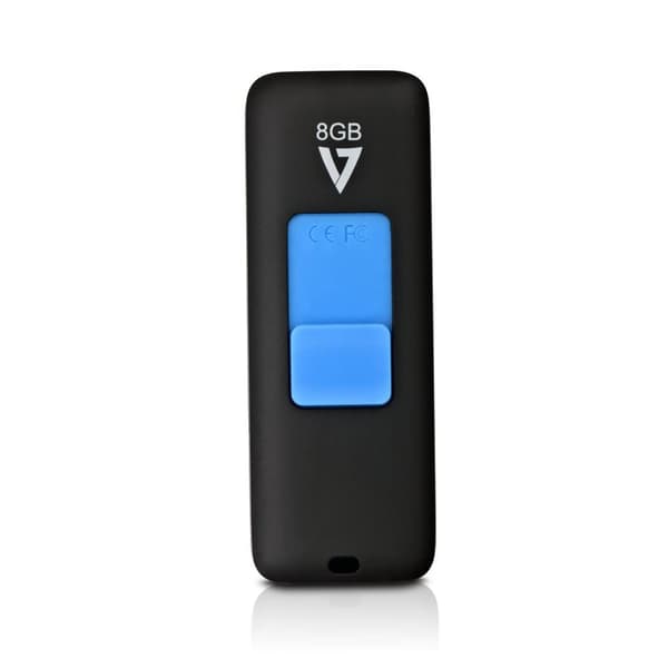 V7 VF3GAR-3E - USB-muistitikku - 8 Gt - USB3.0 - Musta (VF38GAR-3E)