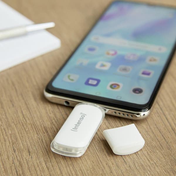 Intenso Flash Line USB-flashdrev 32 GB USB Type-C 3.2 Gen 1 (3.1 Gen 1) Hvid