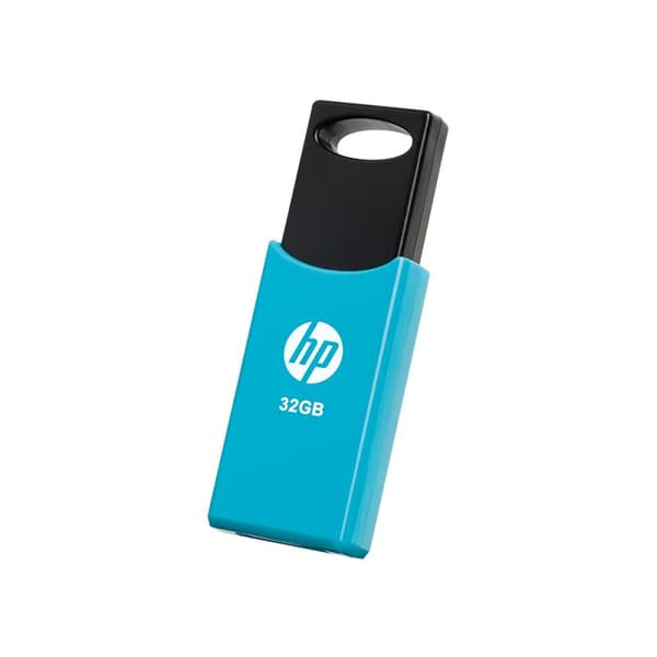 HP v212w USB-minne 32GB USB Type-A 2.0 Svart - Blå (HPFD212LB-32) Svart, Blå