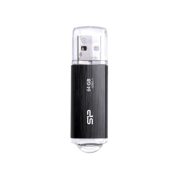 Silicon Power 64 Gt Blaze B02 USB 3.0 -muistitikku, musta