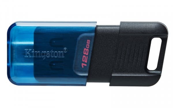 Kingston DataTraveler 80 M - USB-flashstasjon - 128 GB - USB-C 3.2 Gen 1