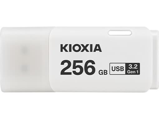 KIOXIA TransMemory U301 - USB flash-enhet - 256 GB - USB 3.2 Gen 1 - vit