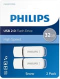 Miniatyrbillede 1 af 8: Philips FM32FD70D - USB 2.0 32GB - Sne - Grå - 2 stk.