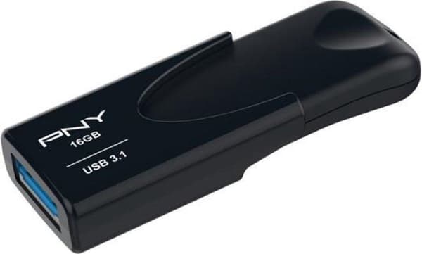 PNY Attache 4 USB-muistitikku 16 Gt USB Type-A 3.2 Gen 1 (3.1 Gen 1) Musta musta