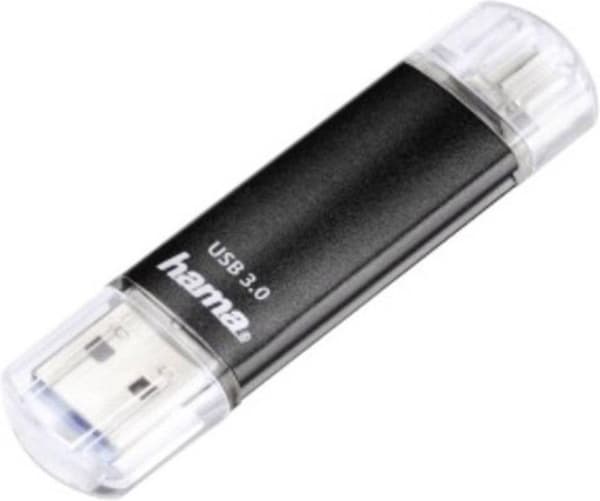 Hama FlashPen Laeta Twin USB stick smartphone/tablet Sort 32 GB USB 3.2 Gen 1 (USB 3.0), Micro USB 2.0